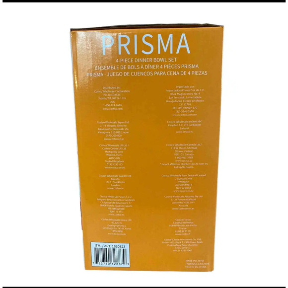 Baum Prisma Stoneware Dinner Bowl Set, 4 Piece Set, Stackable, Beautiful, NIB - Picture 10 of 12